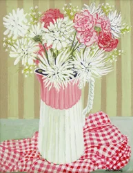 White Chrysanthemums and Spray, 2008